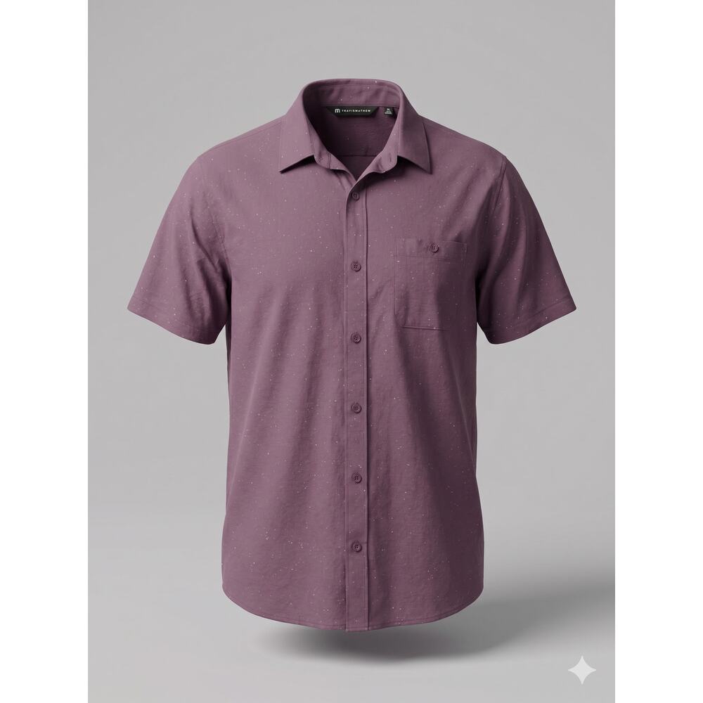 Travis Mathew Mens XL Golf Dadcore Preppy Coastal Resortwear Button Front Shirt - Picture 1 of 10